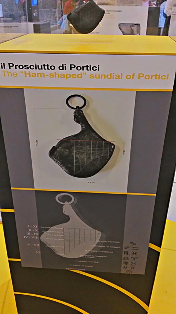 Villa dei Papiri, Herculaneum. November 2018.
Information card. Photo courtesy of Giuseppe Ciaramella.